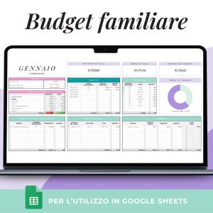 Budget mensile – Google Sheets